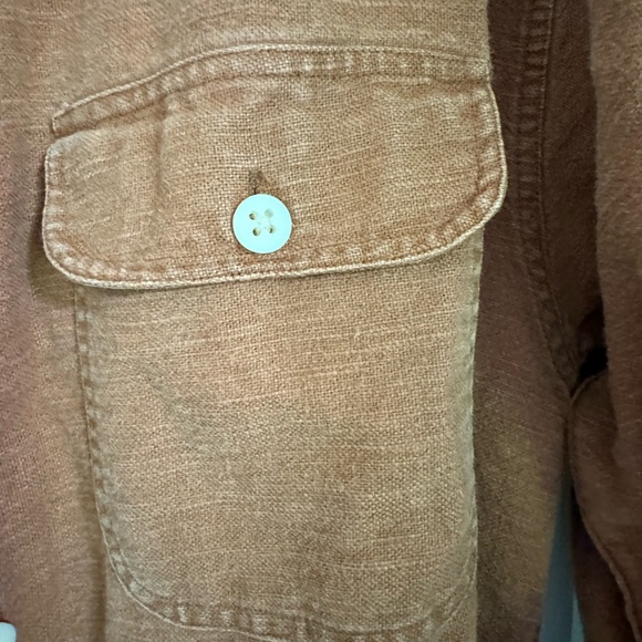 Eddie Bauer medium ramie cotton shirt - Picture 3 of 7